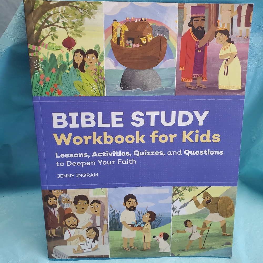 Bible Study Workbook for Kids Jenny Ingram Lessons Activities Quizzes Paperback